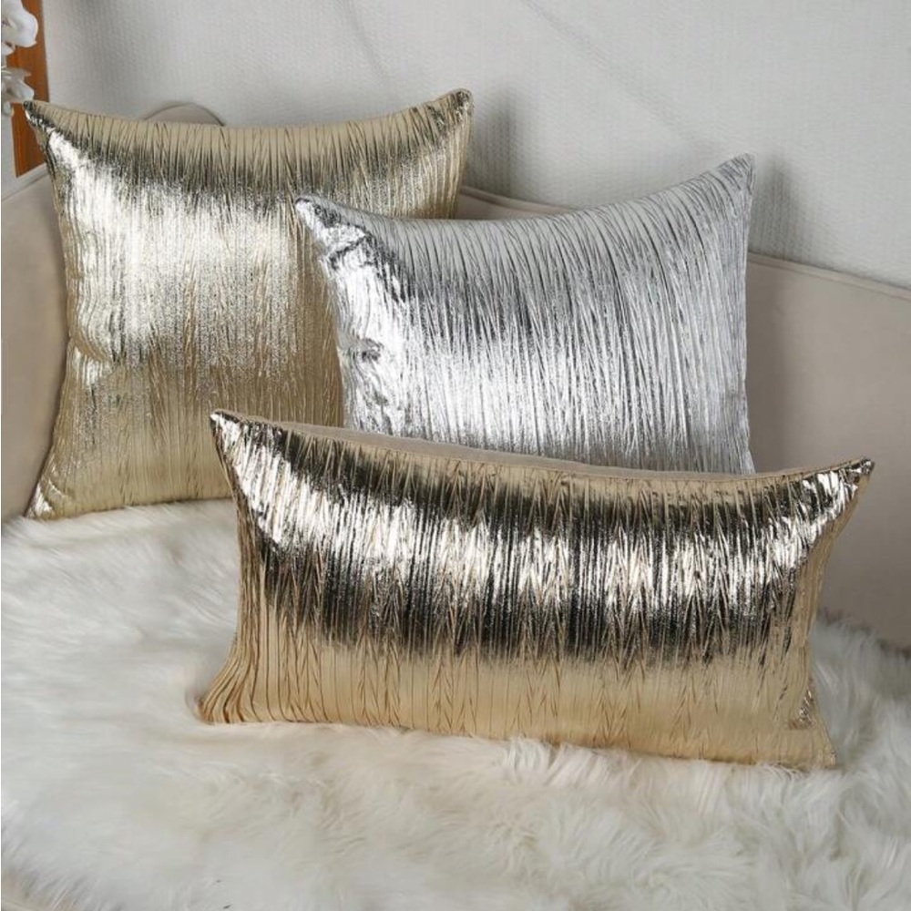 Metallic Pillow Covers 6